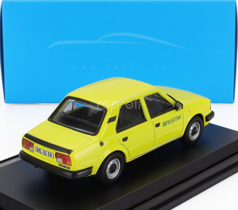 Abrex Škoda 120l Telecom 1984 1:43 Žlutá