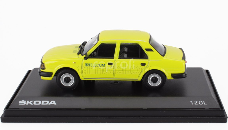 Abrex Škoda 120l Telecom 1984 1:43 Žlutá