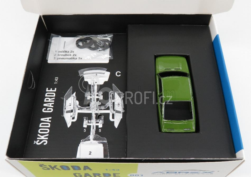 Abrex Škoda Garde 1982 1:43 Zelená