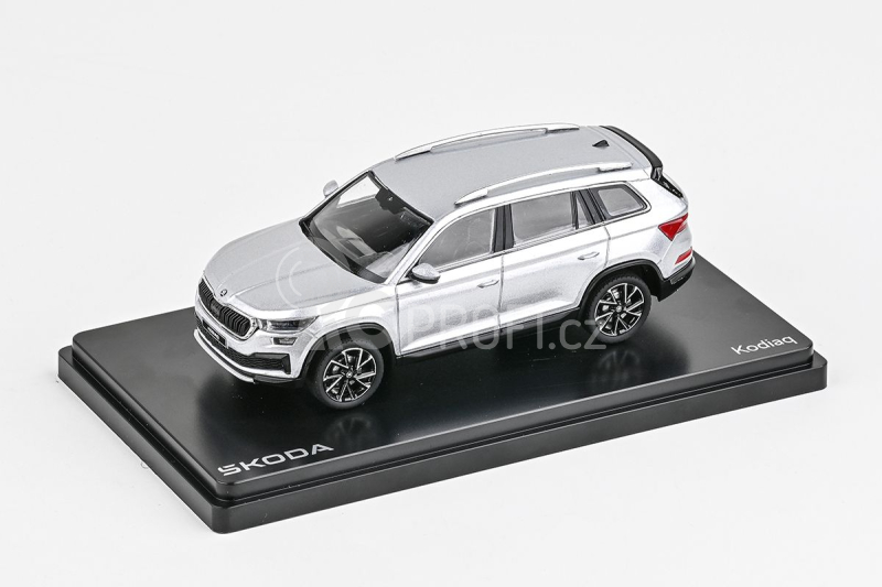 Abrex Škoda Kodiaq FL (2021) 1:43 - Stříbrná Brilliant Metalíza