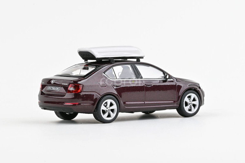 Abrex Škoda Octavia III (2012) 1:43 - Rosso Brunello Metalíza