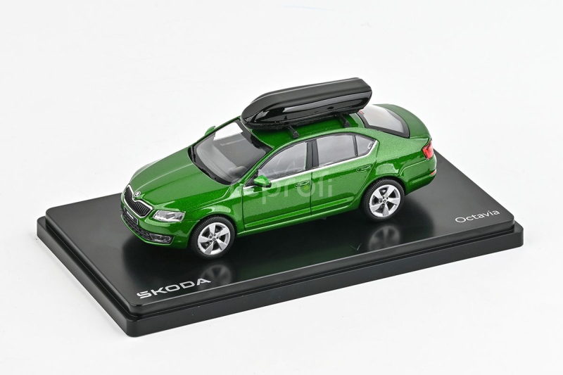 Abrex Škoda Octavia III (2012) 1:43 - Zelená Rallye Metalíza