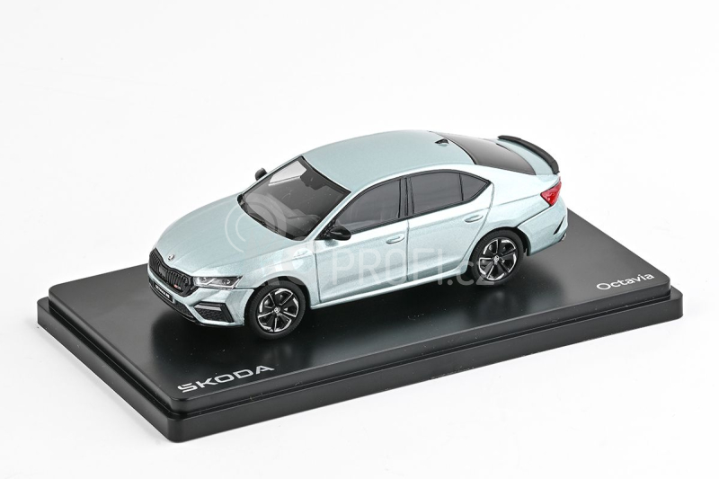 Abrex Škoda Octavia IV RS (2020) 1:43 - Zelená Arctic Metalíza