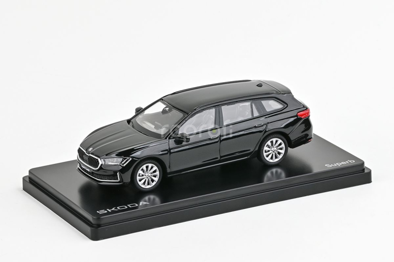 Abrex Škoda Superb IV Combi (2023) 1:43 - Černá Ebony Metalíza