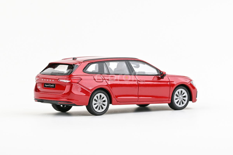 Abrex Škoda Superb IV Combi (2023) 1:43 - Červená Carmine Metalíza