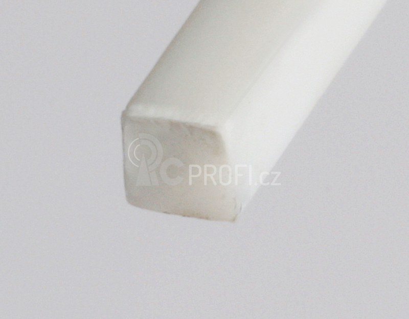 ABS čtyřhranný profil 2x2x1000mm, 10ks.