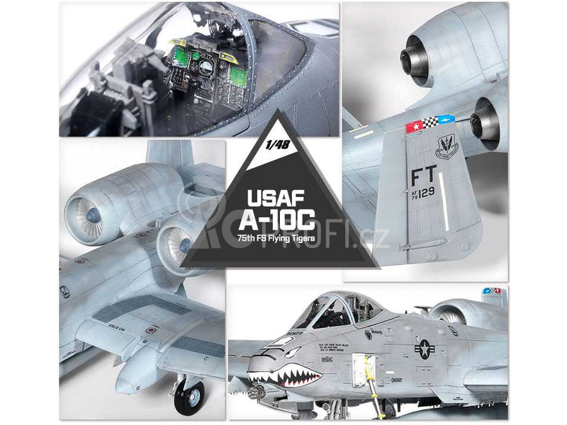 Academy Fairchilf A-10C USAF 75th FS Flying Tigers (1:48)