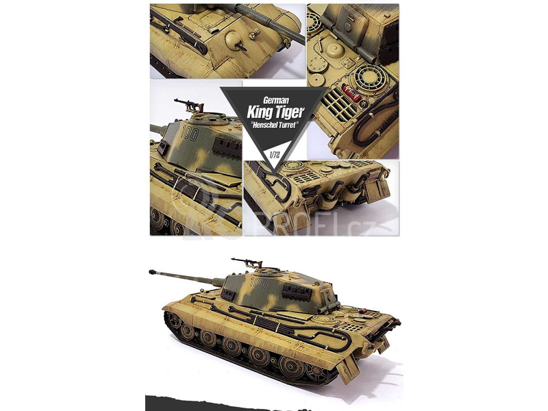 Academy King Tiger Henschel Turret (1:72)