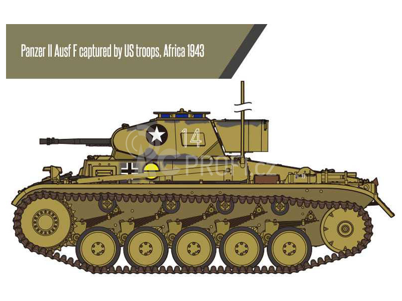 Academy Panzer II Ausf.F North Africa (1:35)