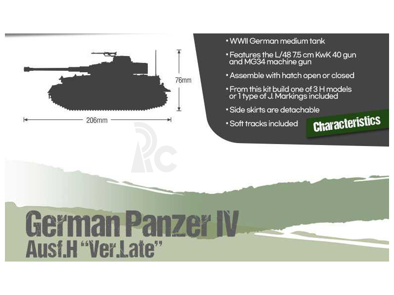 Academy Panzer IV Ausf.H Ver.Late (1:35)