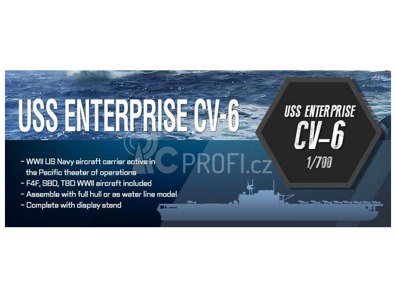Academy USS Enterprise CV-6 