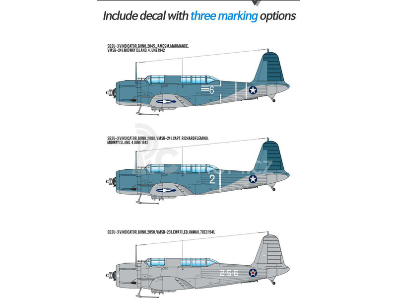Academy Vought SB2U-3 USN Battle of Midway (1:48)