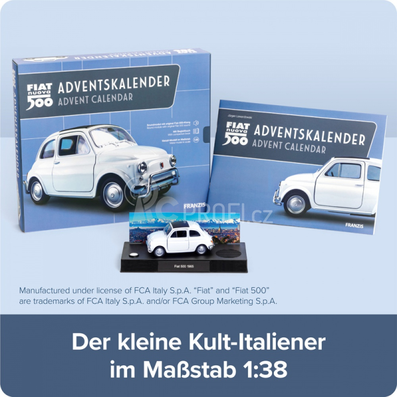 Adventní kalendář Fiat 500 se zvukem 1:38