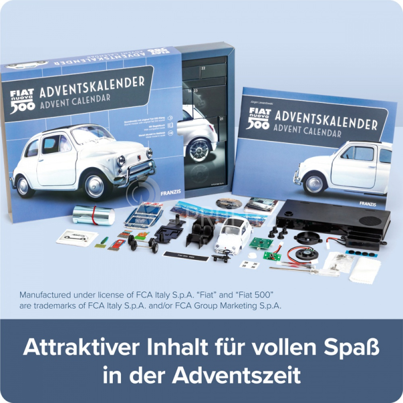 Adventní kalendář Fiat 500 se zvukem 1:38