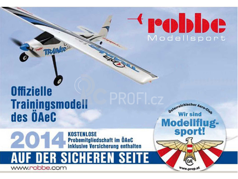 RC letadlo Air Trainer 1.4m PNP 3-Axis Flight Stabilizer
