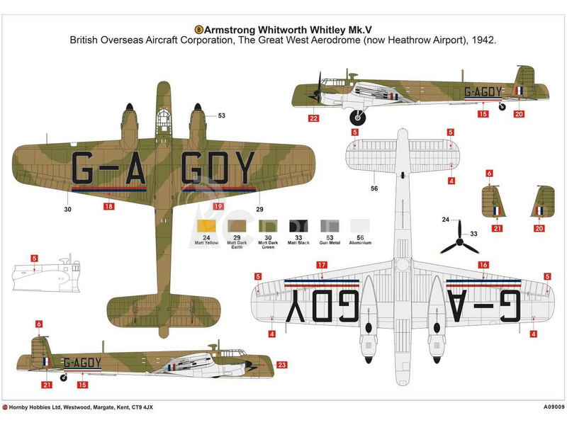 Airfix Armstrong Whitworth Whitley GR.Mk.VII (1:72)