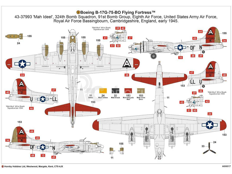 Airfix Boeing B17G Flying Fortress (1:72)
