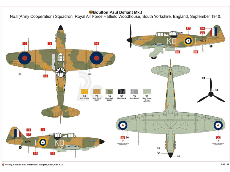 Airfix Boulton Paul Defiant Mk.I (1:48)