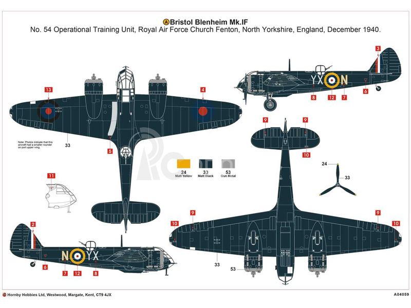 Airfix Bristol Blenheim MK1f (1:72)