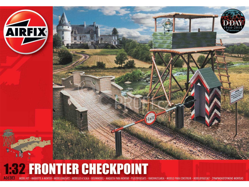 Airfix diorama Frontier Checkpoint (1:32)