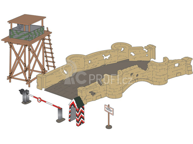 Airfix diorama Frontier Checkpoint (1:32)