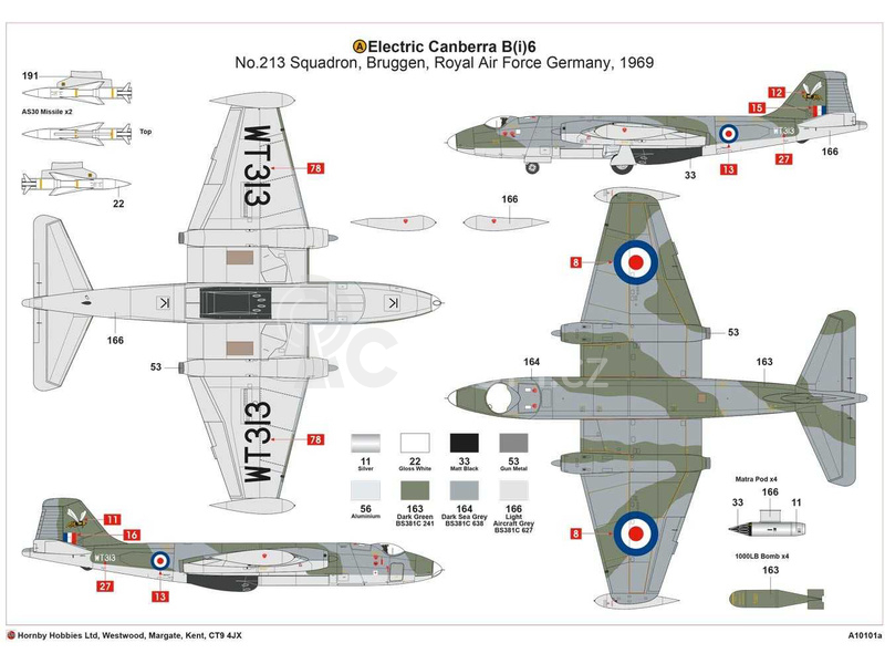 Airfix English Electric Canberra B2/B20 (1:48)