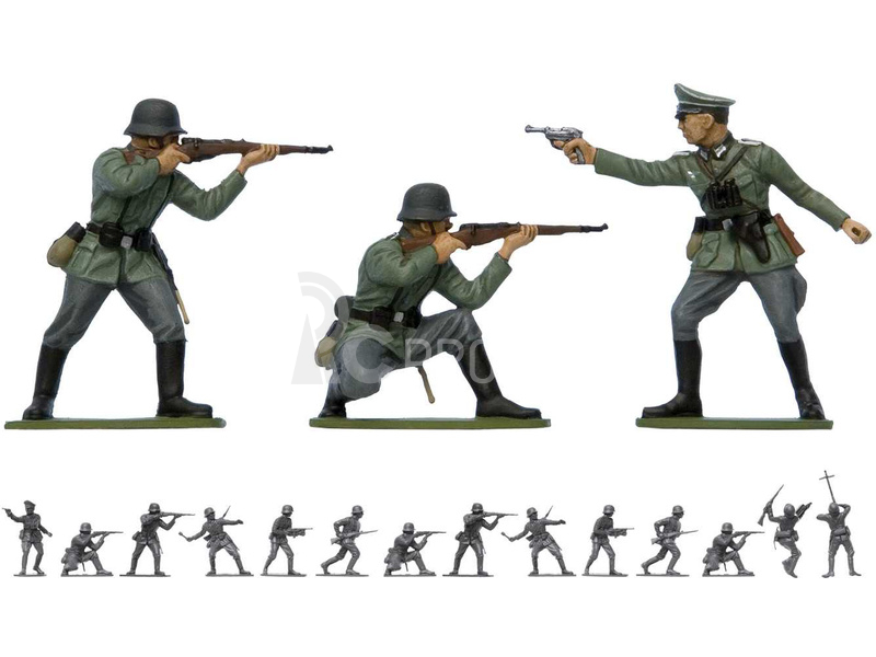 Airfix figurky - WIWII German Infantry (1:32) (Vintage)