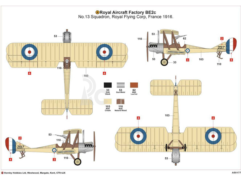 Airfix Fokker EII/BE2c Dog Fight Double (1:72)