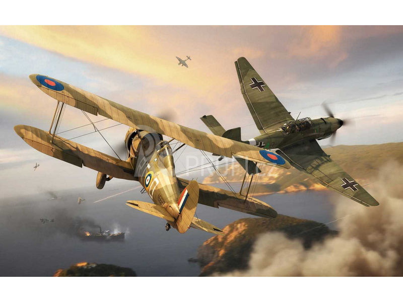 Airfix Junkers Ju-87R-2, Gloster Gladiator Mk.I (1:72)