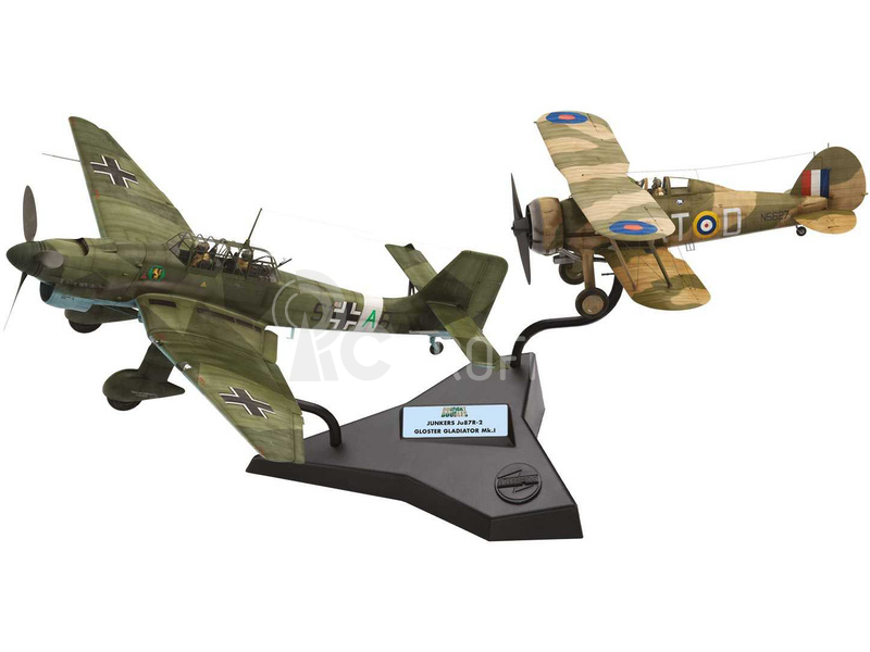 Airfix Junkers Ju-87R-2, Gloster Gladiator Mk.I (1:72)