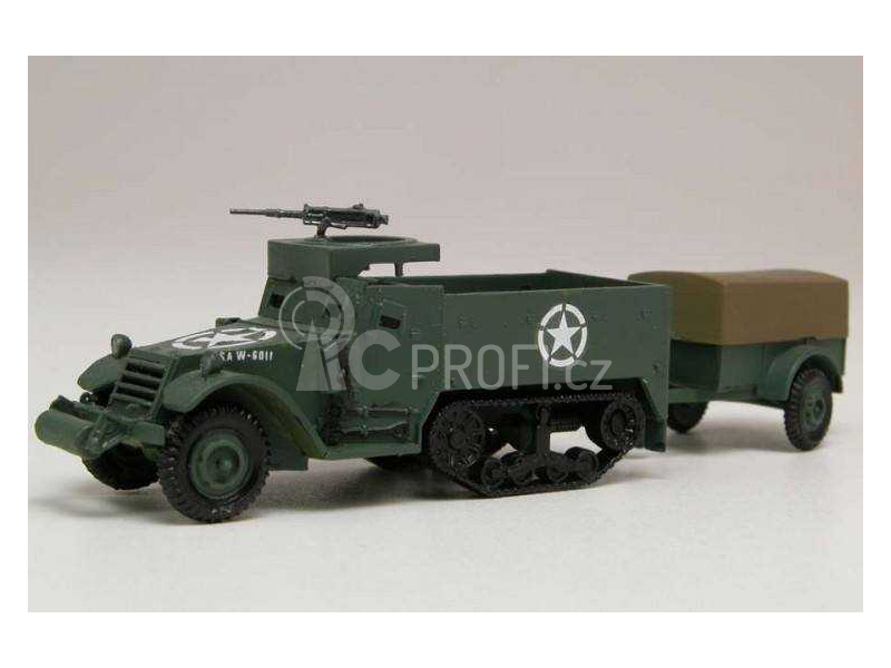 Airfix M3 Half Track, 1 Ton Trailer (1:76) (Vintage)