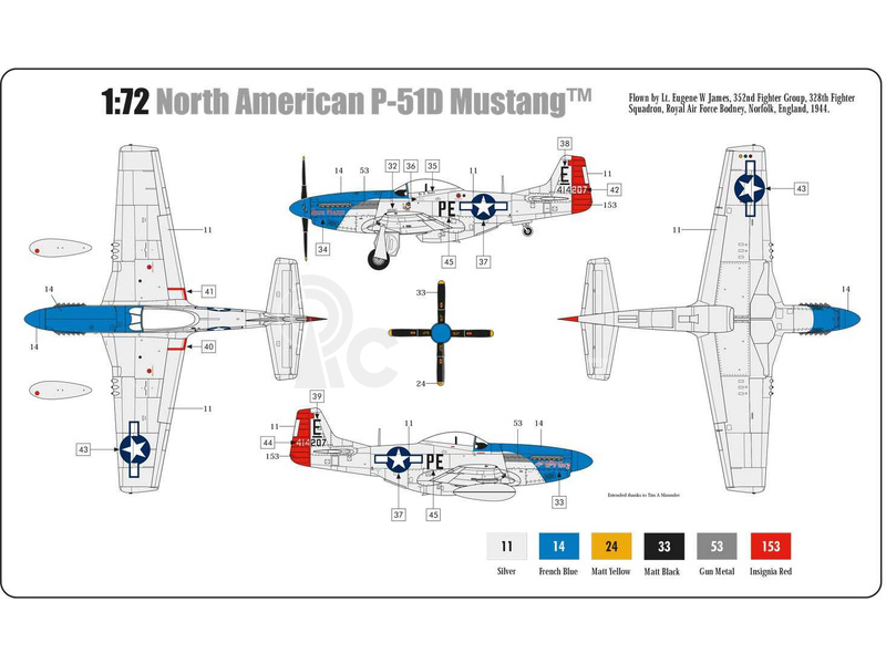 Airfix North American P-51D Mustang (1:72)