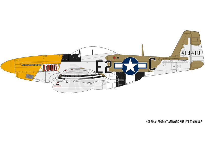 Airfix North American P-51D Mustang Filletless Tails (1:48)