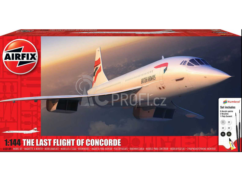 Airfix Poslední let Concorde (1:144) (Giftset)