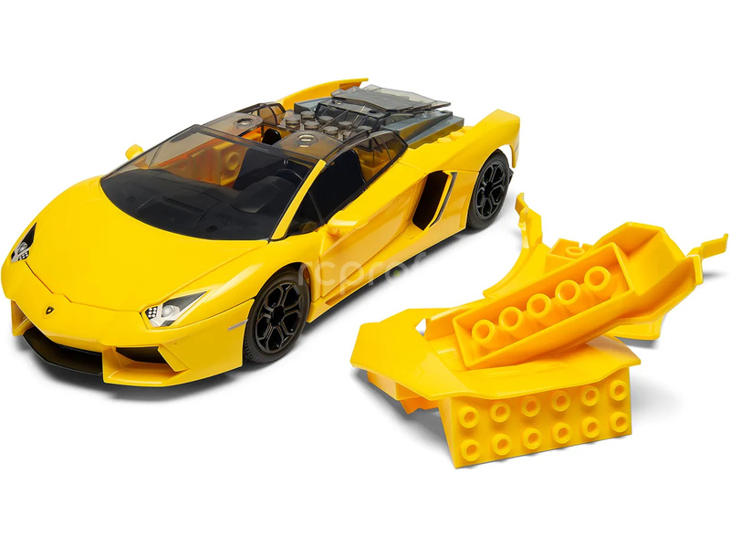 Airfix Quick Build - Lamborghini Aventador žluté