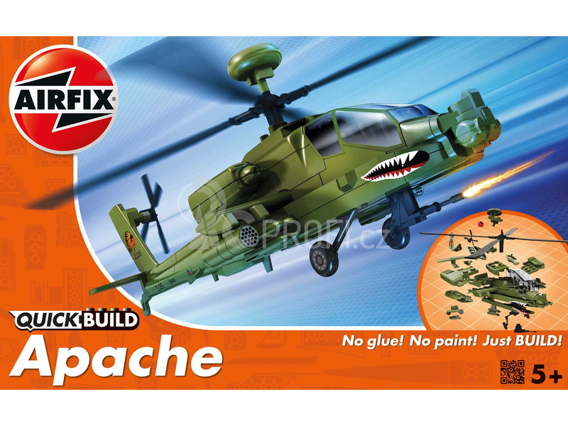 Airfix Quick Build vrtulník Boeing Apache