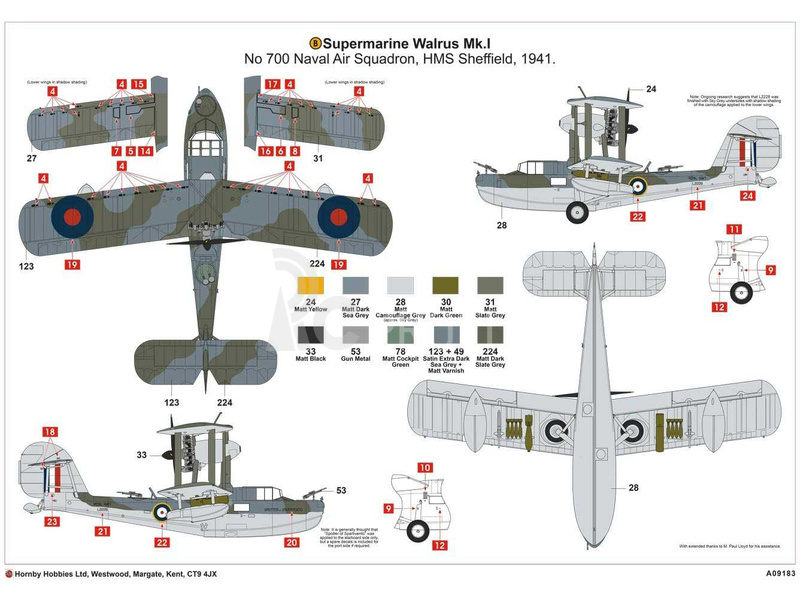 Airfix Supermarine Walrus Mk.I (1:48)