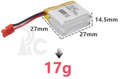 Akumulátor Li-Pol 3,8V 700 mAh pro Syma X26