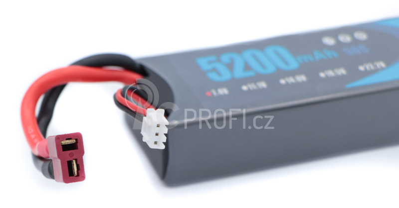 Akumulátor 7,4V 5200 mAh Li-Pol 50C/100C Dean-T