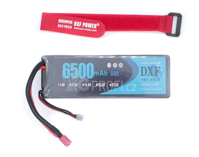 Akumulátor 7,4V 6500 mAh Li-Pol 60C/200C Dean-T