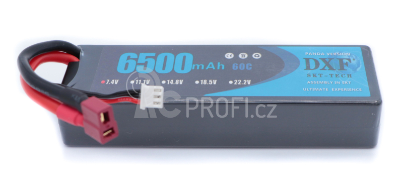 Akumulátor 7,4V 6500 mAh Li-Pol 60C/200C Dean-T