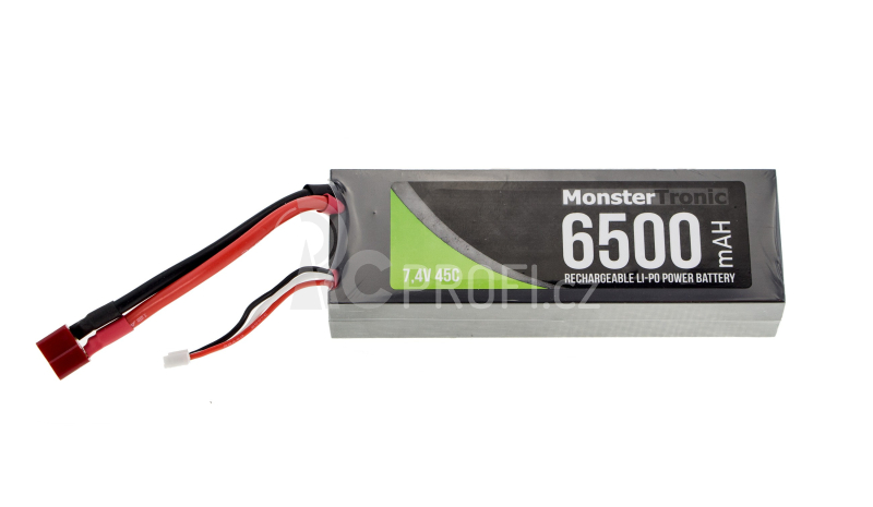 Akumulátor 7,4V 6500mah 45C Hardcase LiPo