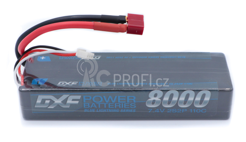 Akumulátor 7,4V 8000 mAh Li-Pol 110C/220C Dean-T