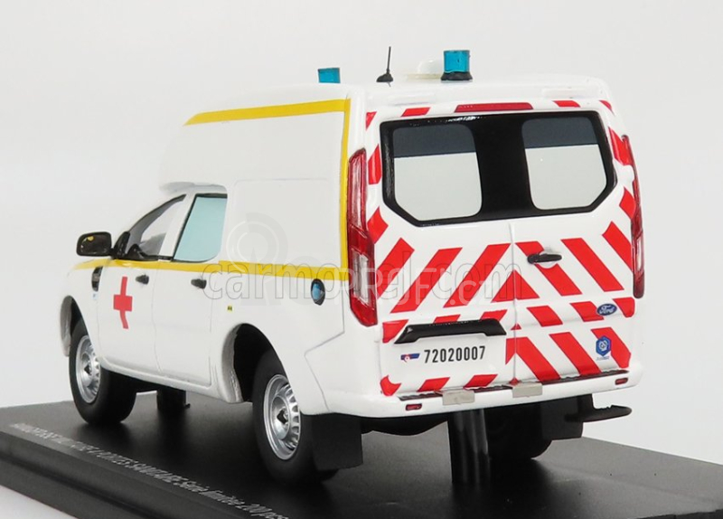 Alarme Ford usa Ranger Bse Van Sanitaire Ambulance 2017 1:43 Bílá