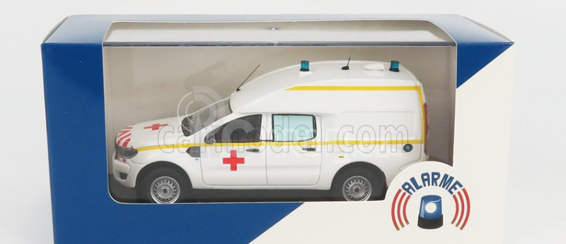 Alarme Ford usa Ranger Bse Van Sanitaire Ambulance 2017 1:43 Bílá