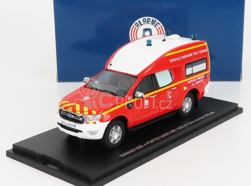 Alarme Ford USA Ranger Bse Van Sdis 07 Hasičská ambulance 2017 1:43, červená