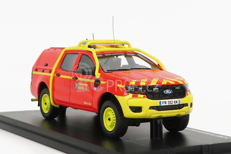 Alarme Ford USA Ranger Pick-up Double Cabine Vr-1-15 Bmpm Hasiči 2011 1:43, červená