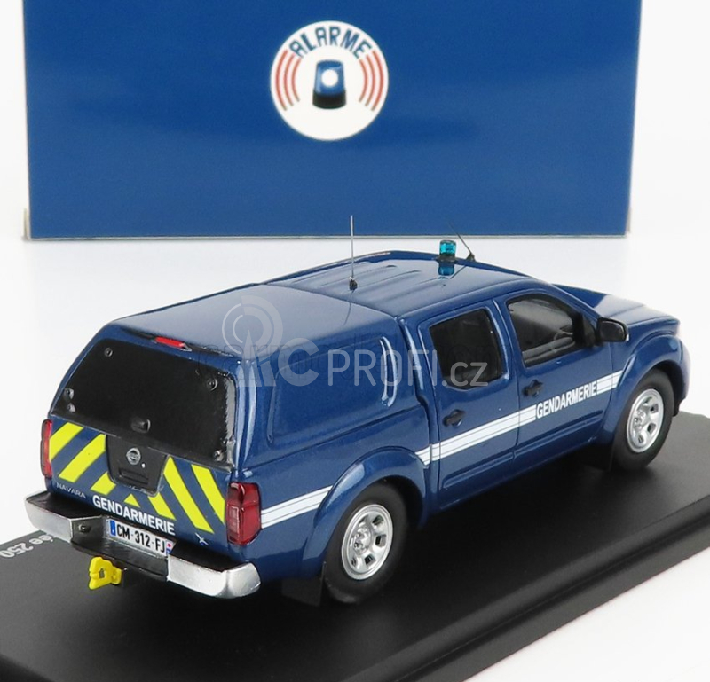 Alarme Nissan Navara Double Cabine Pick-up Closed Intervention Gendarmerie 2011 1:43 Blue