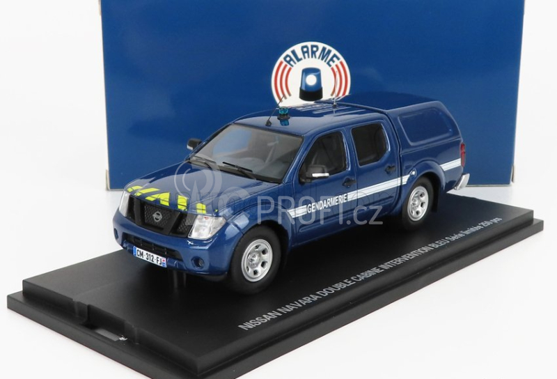 Alarme Nissan Navara Double Cabine Pick-up Closed Intervention Gendarmerie 2011 1:43 Blue