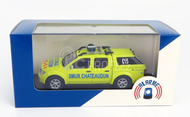 Alarme Nissan Navara Double Cabine Pick-up Samu 28 Ambulance 2011 1:43, žlutá
